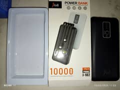 10,000 mAh capacity 10/10 new condition powerbank for sale