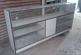 Showcase and wooden racks for shop