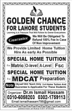 Home tutor