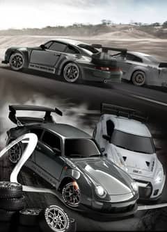 Porsche and Nissan GTR Drift Cars