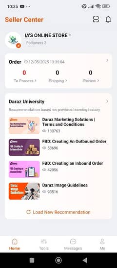 Online products marketing
