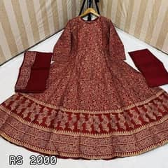 3 pcs woman silk stitched suit