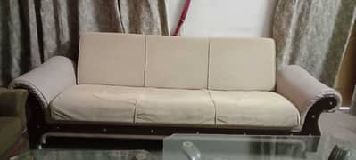 sofa bed in good condition. urgent sale.