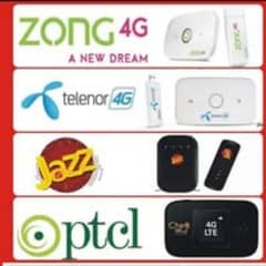 Wifi Devices Repire & Unlocked Service(PTCL, Zong, Jazz, Telenor }