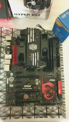 Motherboard with Core i5 4690K & 24GB Ram