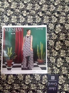 2 pice lawn suit printed brand