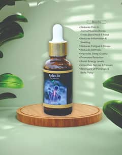 Relax in Pain Relief Oil.