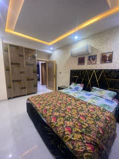 1 Bedroom VIP full furnishe flat for rent per day available in Bahia Town Lahore