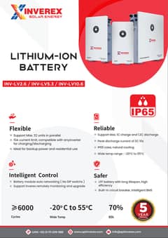 INVEREX LITHIUM-ION BATTERY INV-LV5.3