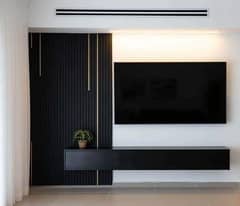 Media Wall Tv Rack & Tv unit Pertishion work