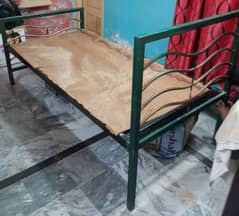 Sturdy 02 Iron Single Beds for Sale – Excellent Condition
