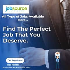 Jobs available here. . .