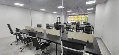 Furnished office available in Johar town facing emporium