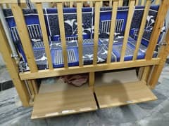 baby cot bed wooden