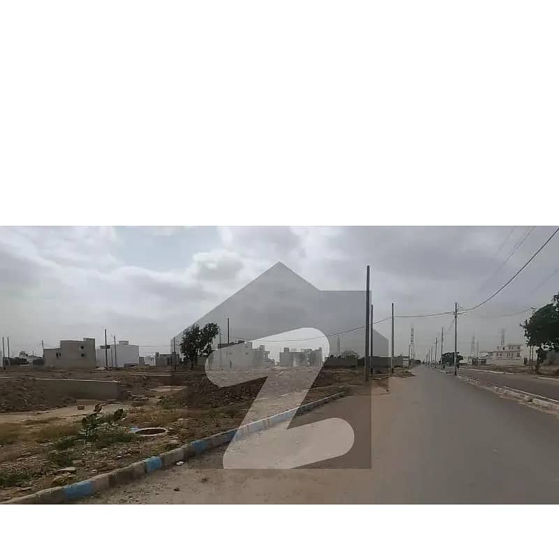 120 yards west open plot is available for sale in Saadi Garden block 3 Karachi 1