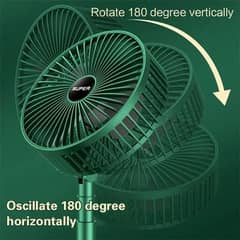 Electric – Telescopic Folding Floor Fan Summer Silent Desktop