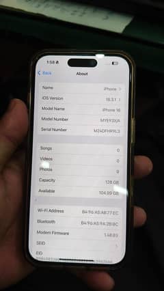 iPhone 16 128/GB