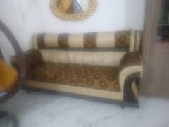sofa set 3 seater, 2 seater, 1 seater with good condition