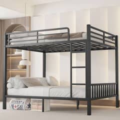 Iron Heavy Bunk Bed | Bunker bed | Double Bed | Single Bed | Steel Bed