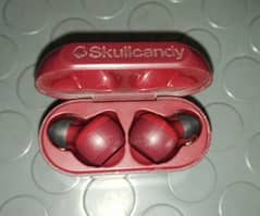 Skullcandy wireless lndy earbuds deep red color