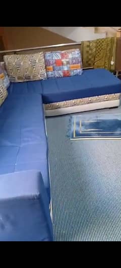 L shape sofa in good condition for sale