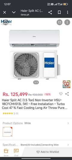 haier 1.5 ton non inverter
