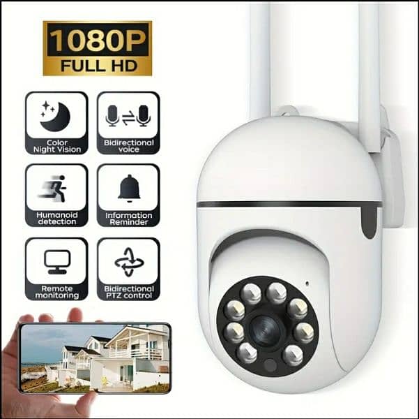 WiFi Security Camera With 64 GB Memory Card . . . Contact. . 03040651900 2