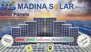 Solar Plates | Canadian Longi Jinko JA Solar | All Brand at best price
