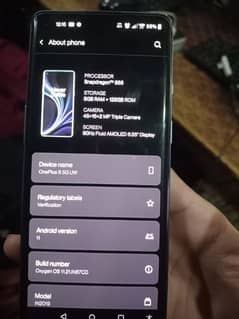 one plus 8 pro.  condition 10\10