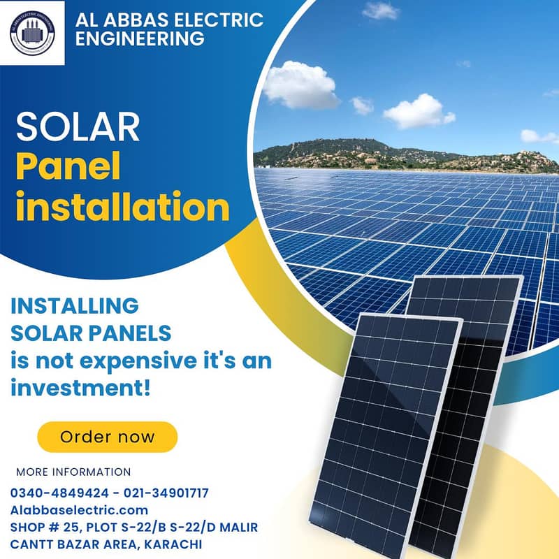 Solar Inverter| Solara In Karachi| Grid And Hybrid| Solar Installatio 3