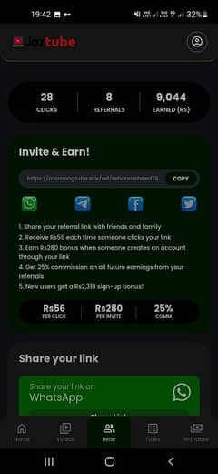 Online Earning Without investment Website