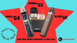 Vape/pod/uwell g4/oxva xlim go/xlim sq pro 2/uwell g3 lite/ pen vape