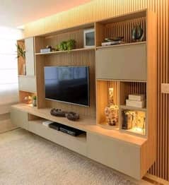 Media Wall Tv Rack & Tv unit Pertishion work