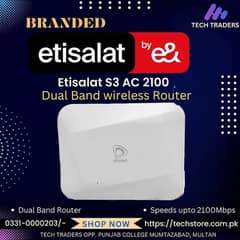 Etisalat S3 Dual Band Ac2100 Wireless Gigabit Router (Renewed)