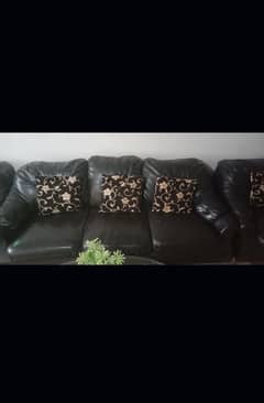 7 seater sofa set pure lather