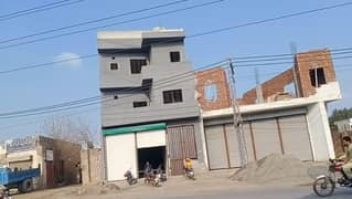 8 Marla Triple Story Plaza On Rent On New Defence Road Near Gajjumate Ferozpur Road Lahore