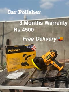 Car Polisher machine 3 month warranty