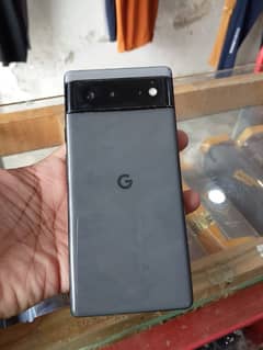 Google pixel 6  8/128 gb grey demanding color with original cable