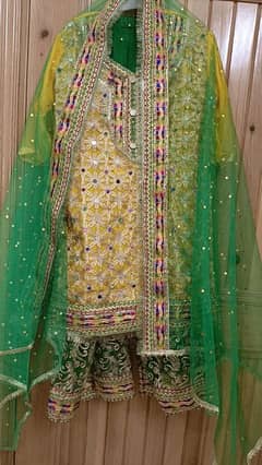mehndi suit