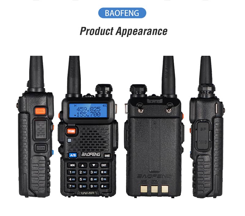 Orignal Baofeg Walkie talkie UV5R Wireless Set UV5R Woki toki intercom 6