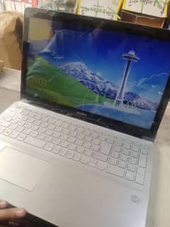 urgent sale new laptop Sony vivo core i7 touch screen