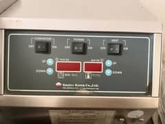 oven and fryer and hot pla