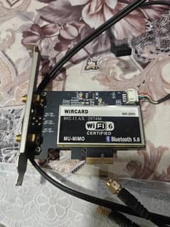 Wifi 6 AX200 PCI-E Computer Card with dual band antenna