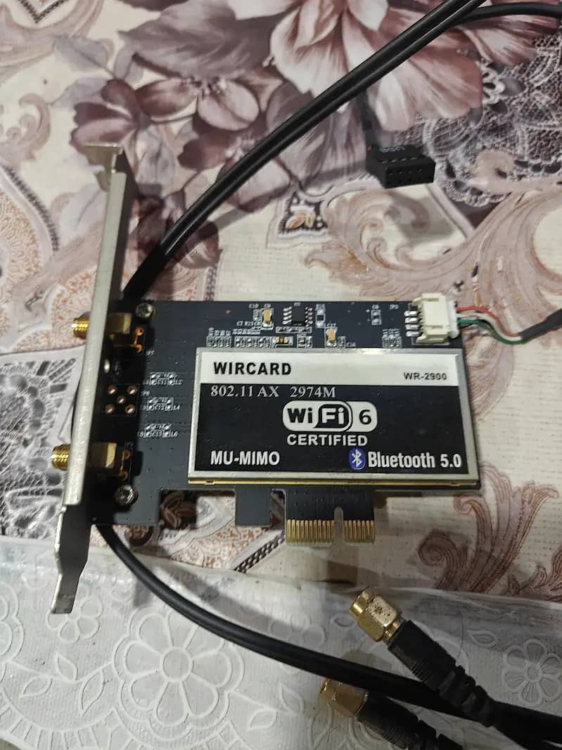 Wifi6 AX200 PCI-E Computer Wifi Card with Dual Band Antenna 0