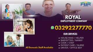 Provide Maids , Driver, Helper, Couples, Patient Care, Cook Available