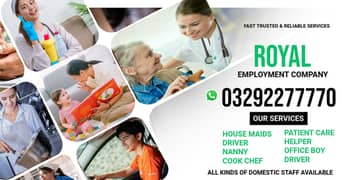 Maids / House Maids / Chef / House Cook / Baby Sitter maid available