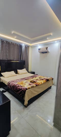 Two Bed Apartment Furnished For Rent In Iqbal Block Like New Family Building