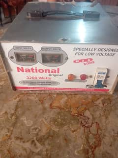 national 3200 watts stabilizer for sale in working condition