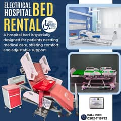 Hospital Bed on Rent Adjustable Medical Bed ICU BED ON RENT