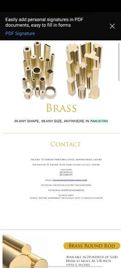 brass